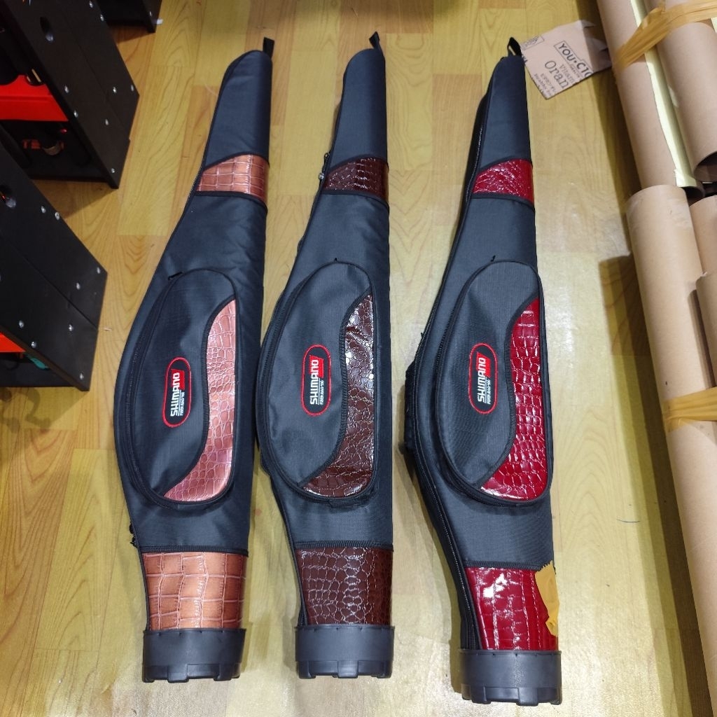 Tas pancing Shimano premium hard case keras dan kuat 100cm