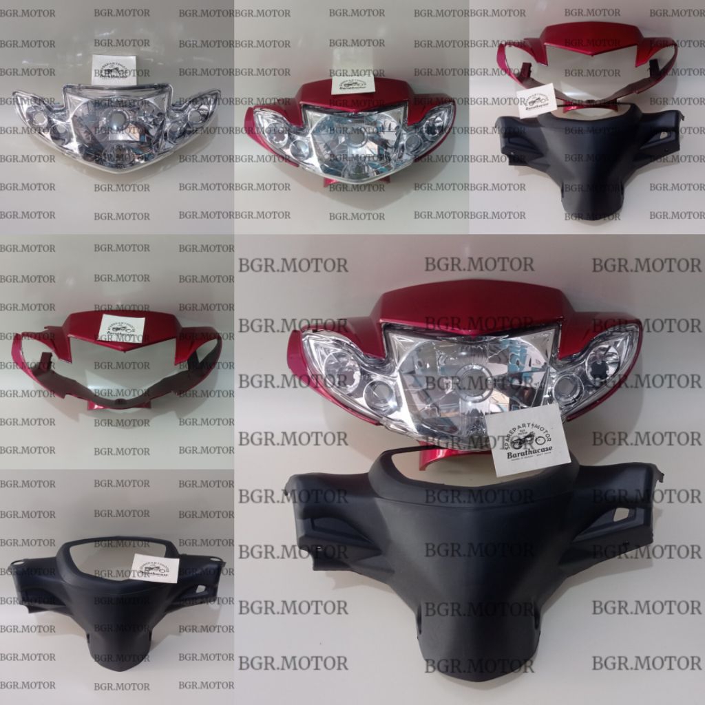 Batok Kepala Pala Vega R new Merah maroon