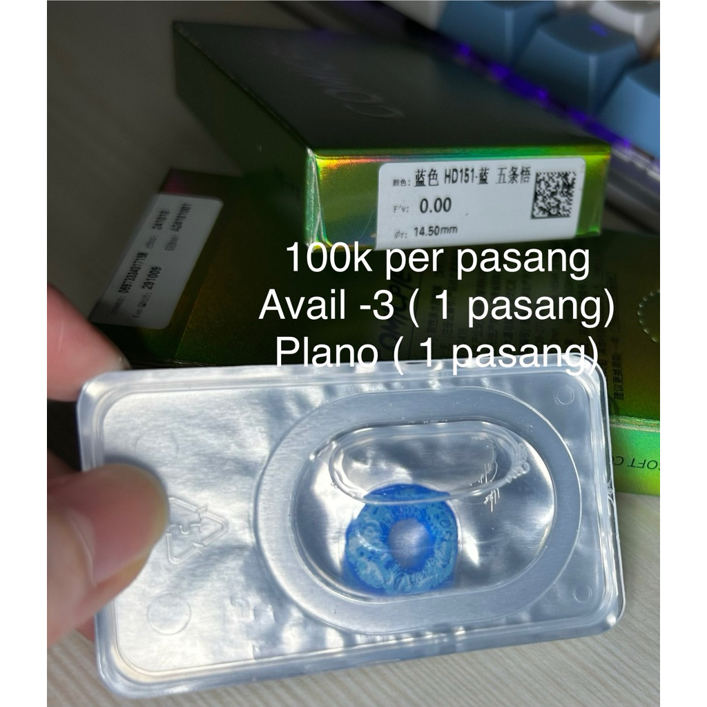 Softlens Lensa untuk Gojo Satoru Jujutsu Kaisen warna Biru cosplay