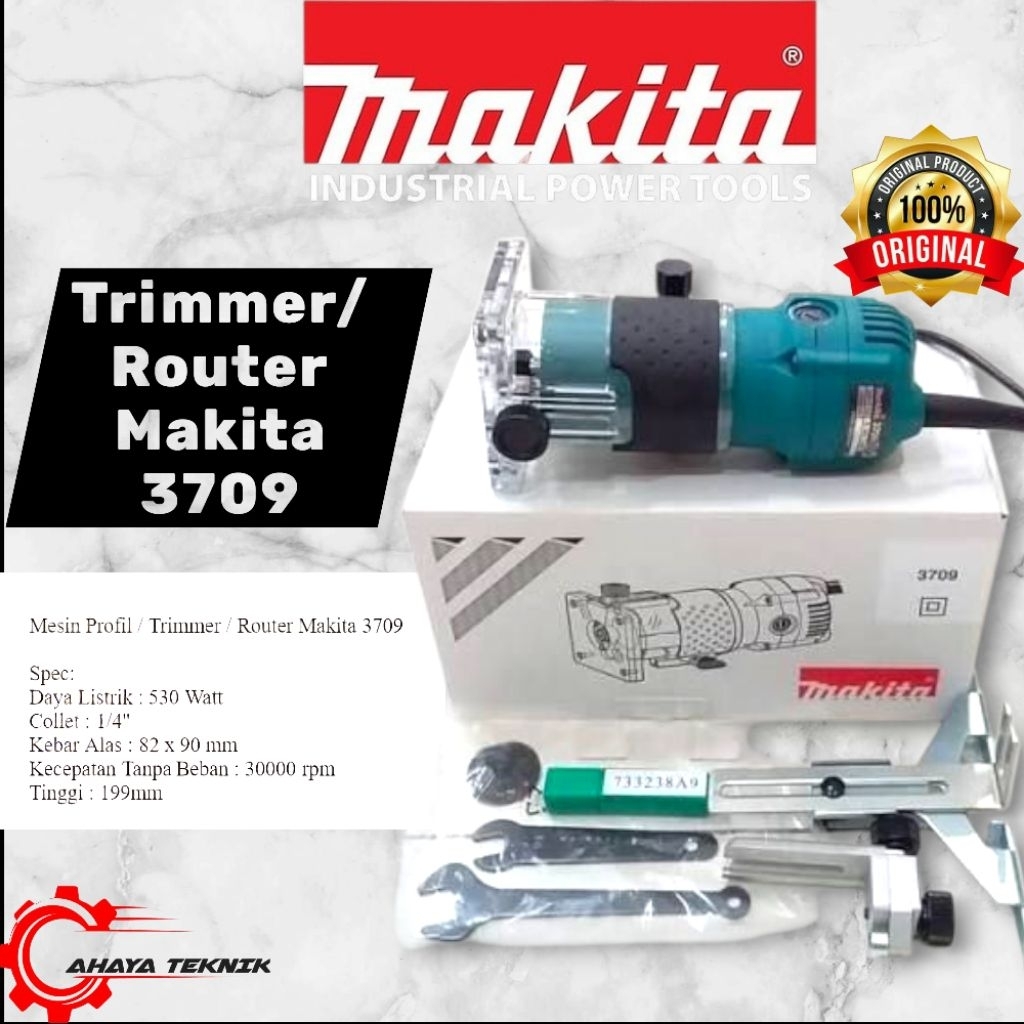 MODERN M 2710 Mesin Trimmer / M-2710 Trimer / M2710 Mesin Profil Kayu,tremer MAKITA 3709