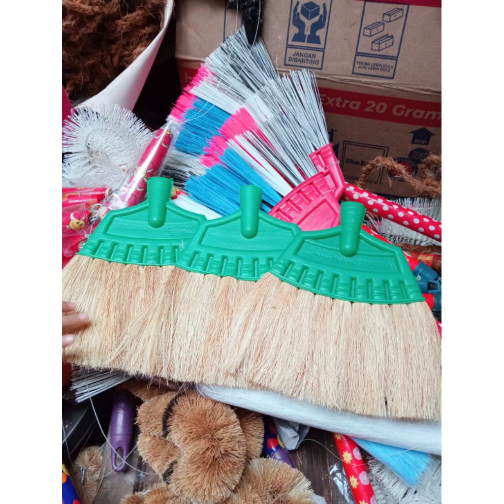 Refill sapu sabut kelapa 9jari/sapu anak/sapu edukasi anak-sapu/sapu termurah
