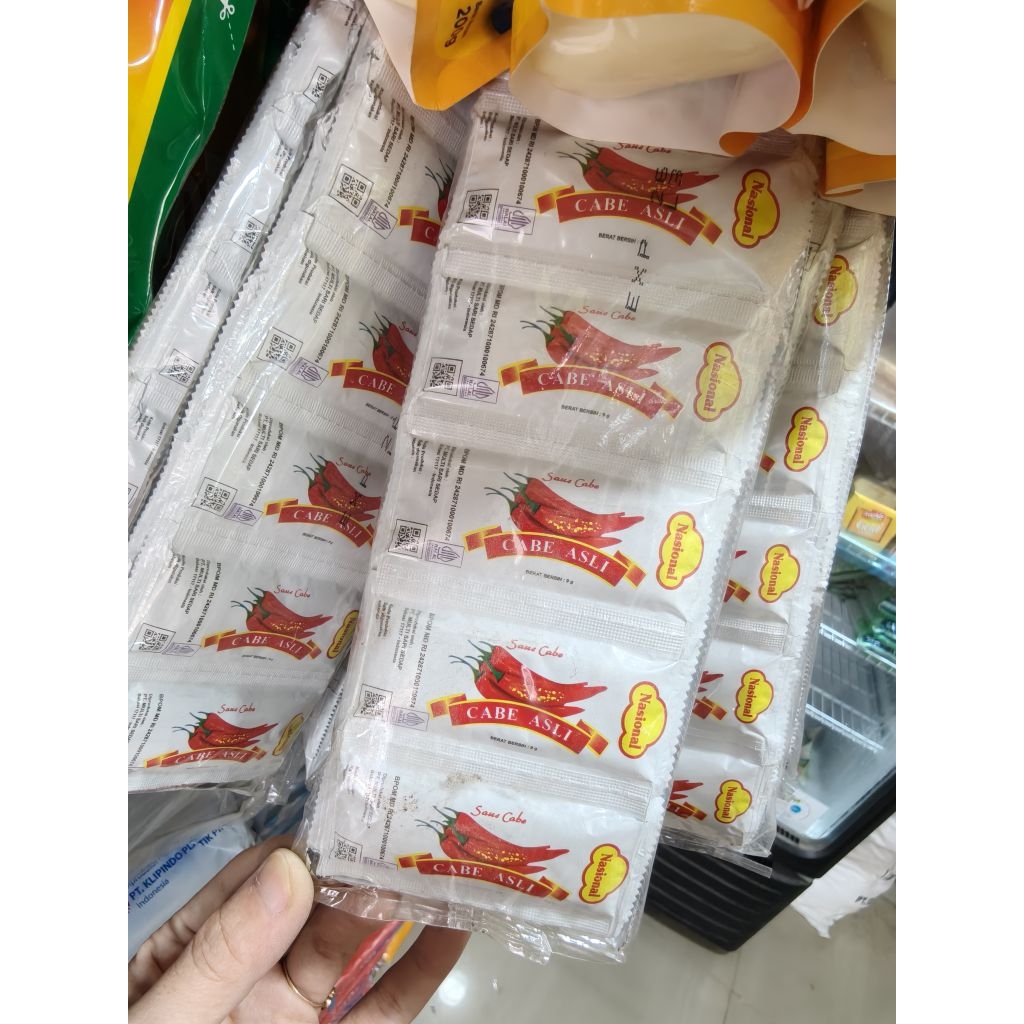 Saus Cabe Cabai Sachet Nasional