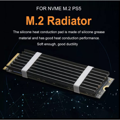 Heatsink M.2 SSD NVME NGFF Cooling Aluminium Gold untuk Laptop PC