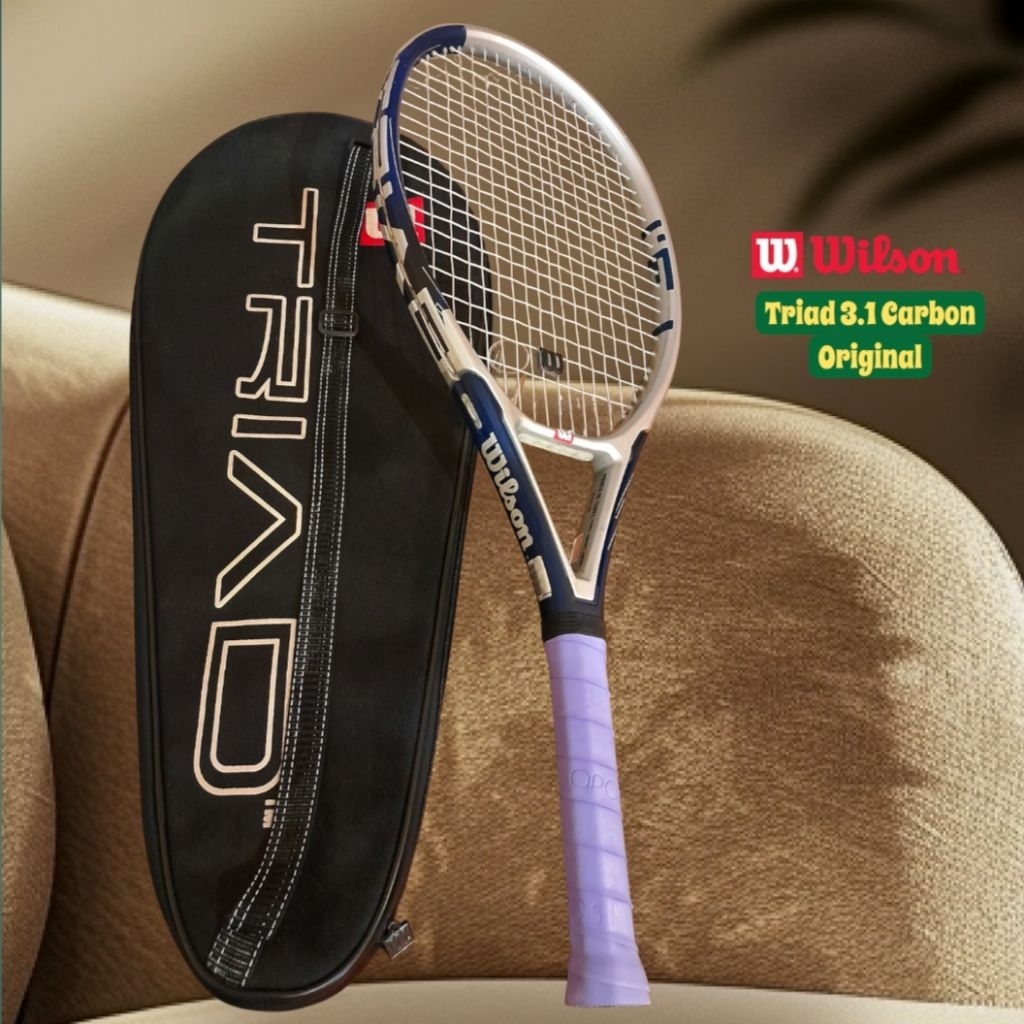 Raket Tenis Wilson TRIAD 3.1 Carbon Original