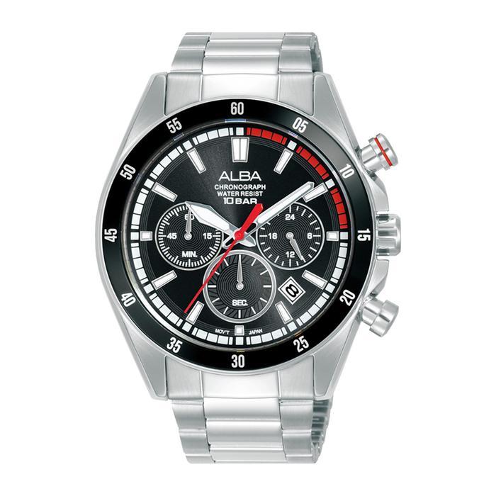 Alba Men Chronograph AT3J29 AT3J29X1 Jam Tangan Original Garansi Resmi