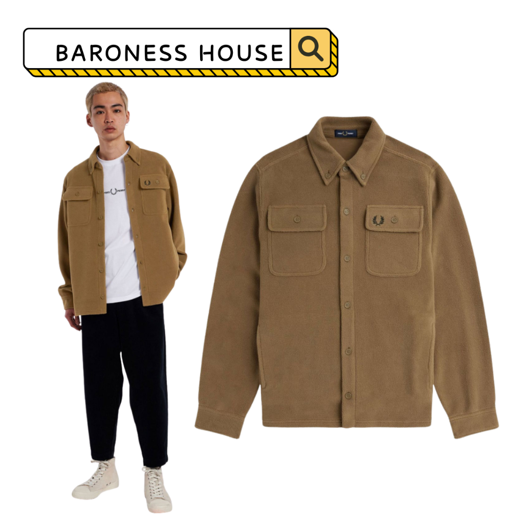 Fred Perry Fred Perry Reverse Fleeceback Overshirt