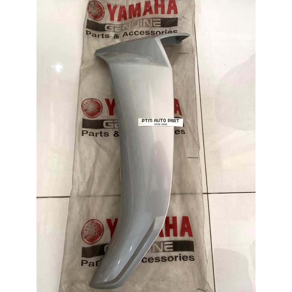 COVER LEGSHIELD TEBENG SAYAP KIRI LUAR WARNA SILVER YAMAHA VEGA R NEW KODE 4D7-F8312-00-P2