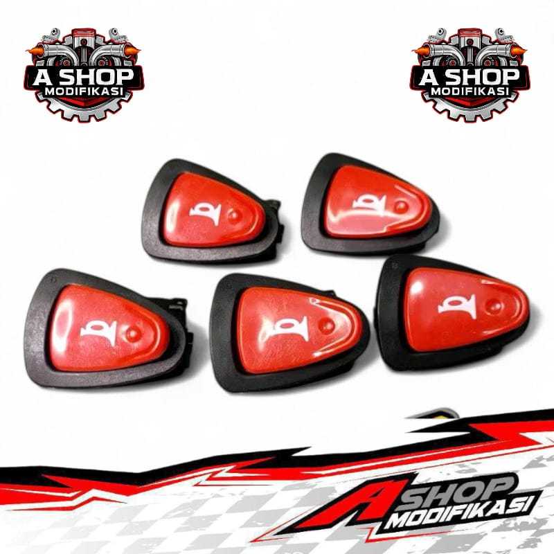 Saklar Klakosn Vietnam Tombol Klakson Bulat Merah Vietnam Beat Scoopy Vario Revo Dll