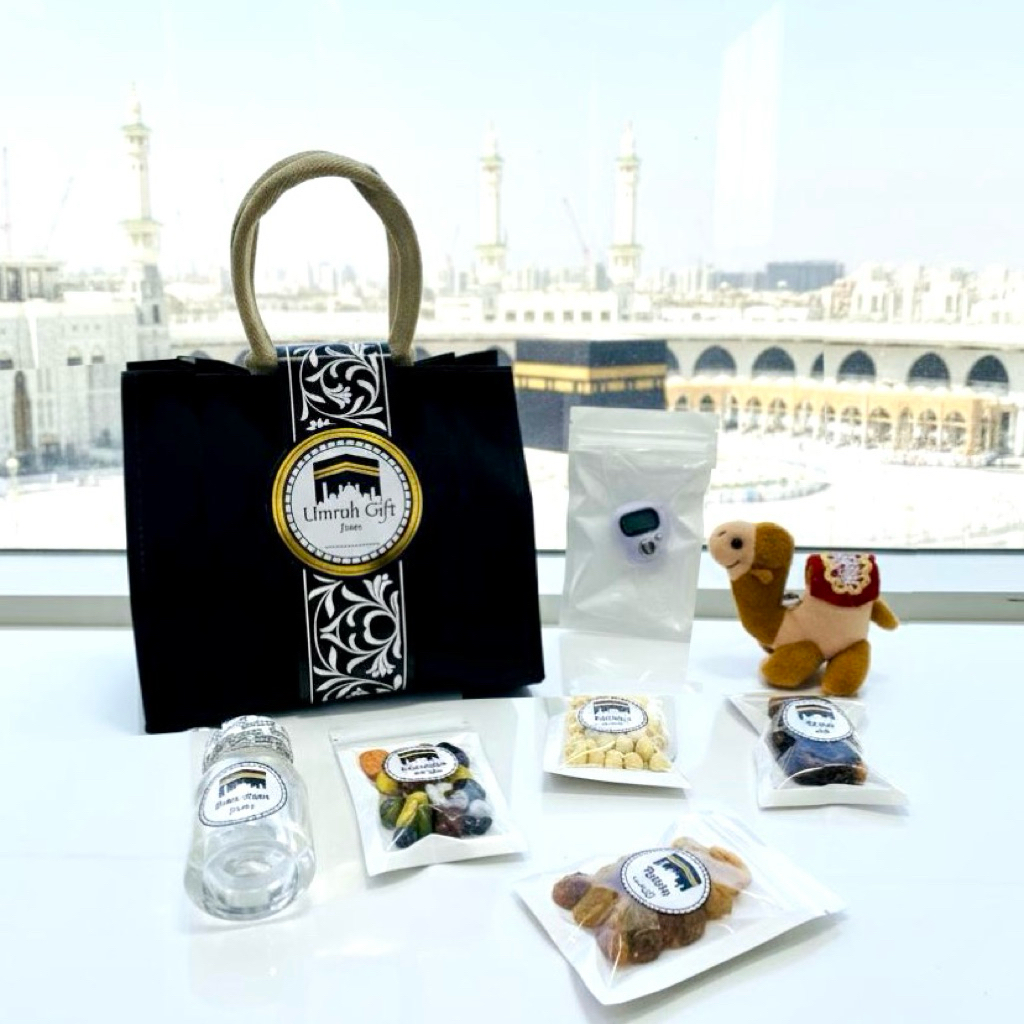 Hampers Umroh Premium Oleh Oleh Haji 10 Tas Kecil Unik Souvenir Grosir Praktis Hajj Gift Arab Saudi