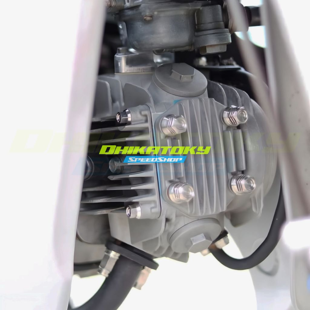 Mur Head Stainless C SERIES Astrea Grand Legenda Supra 100 / Fit New Prima WIN | Original HENG Thail