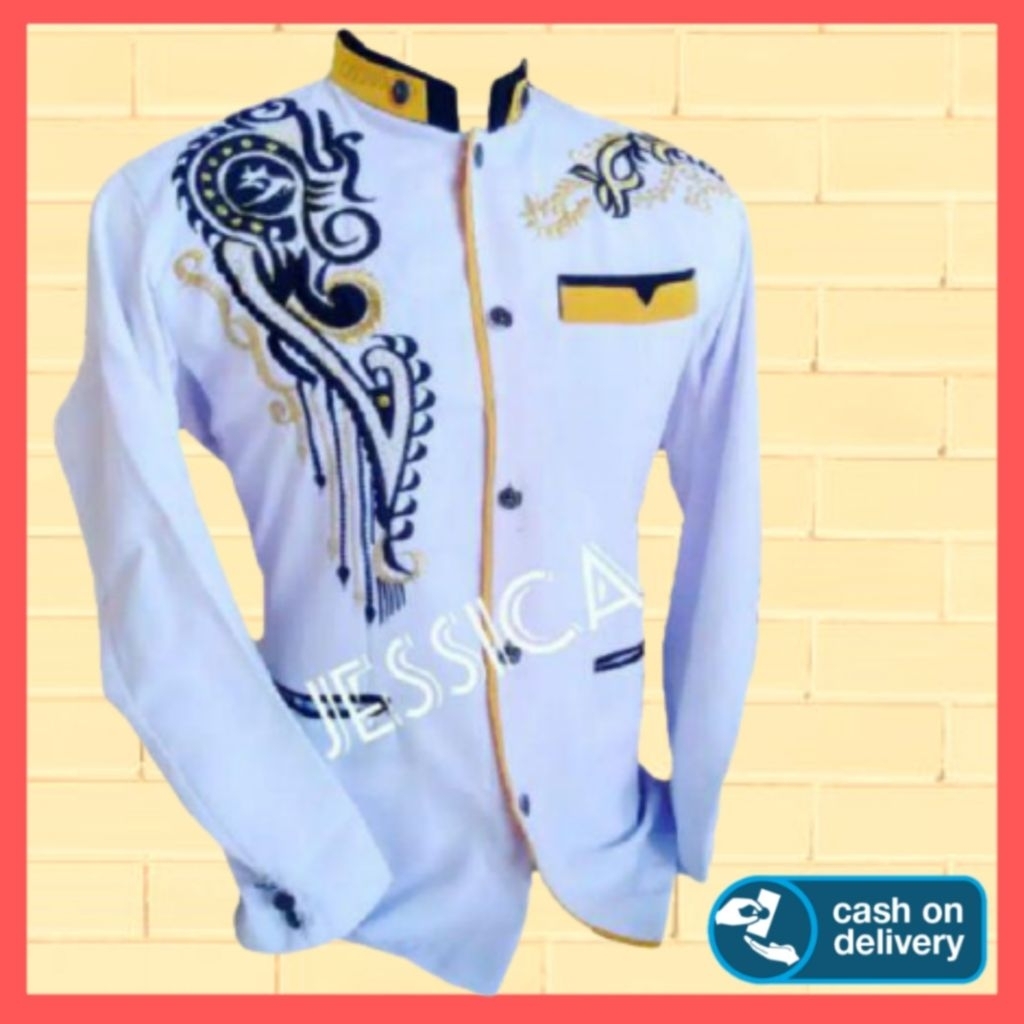 BAJU JASKO JASKOKO BORDIR LENGAN PANJANG PRIA