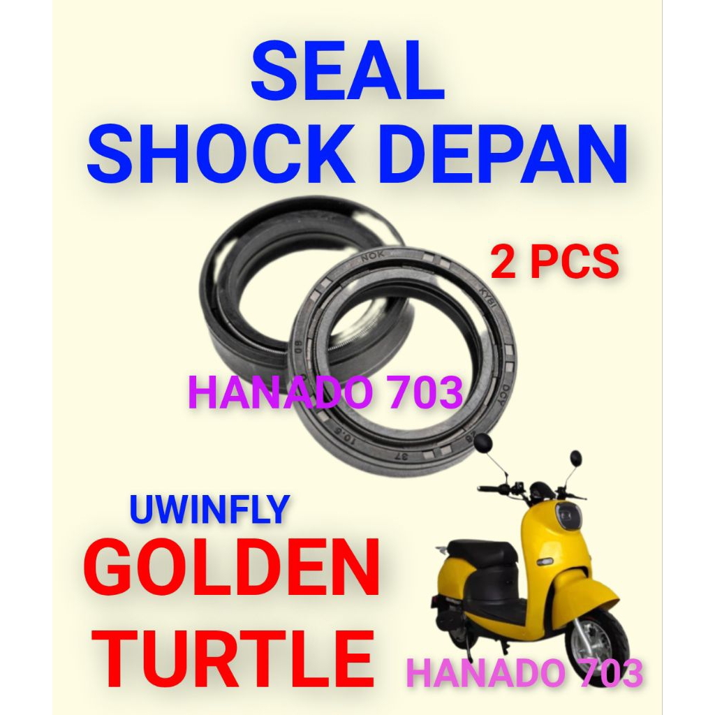 seal skok depan uwinfly golden turtle sik shock depan motor listrik uwinfly golden turtle