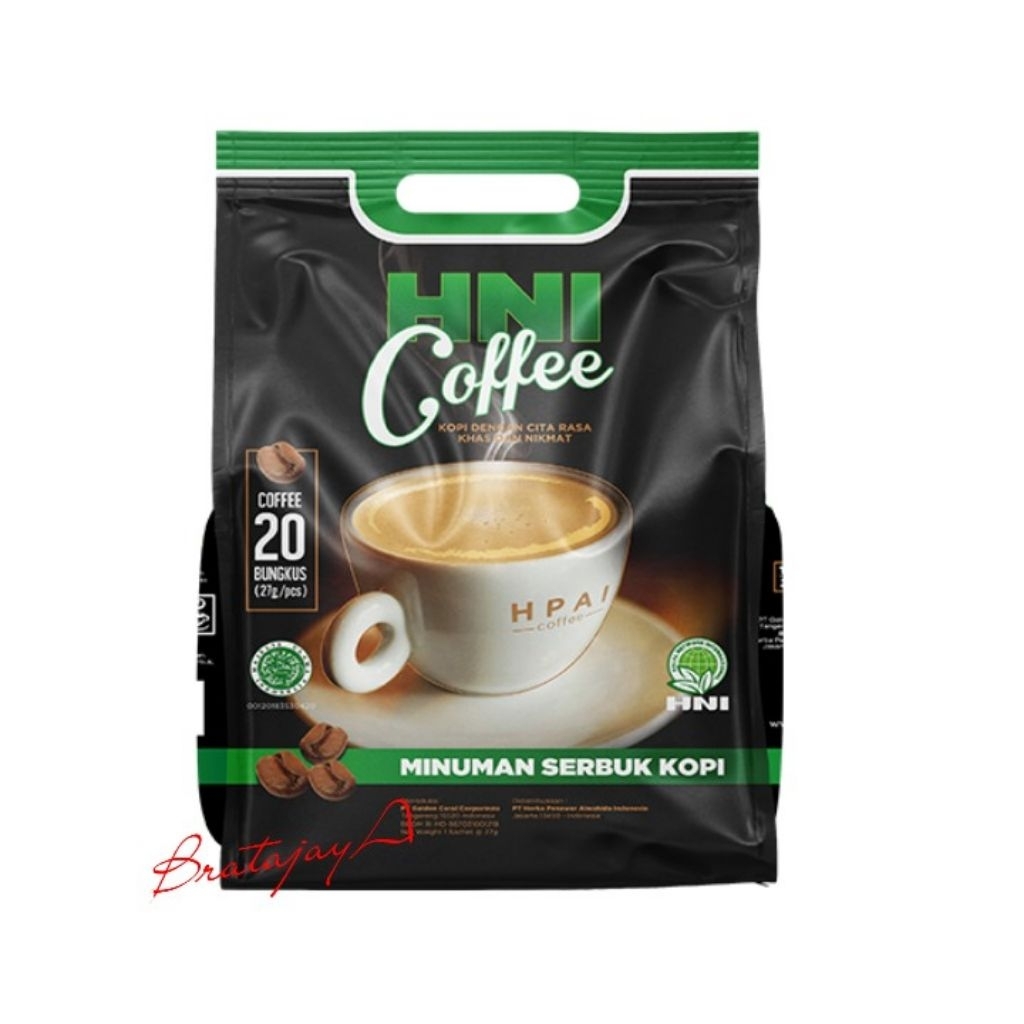 hni coffee bag 20 sachet / hni kopi