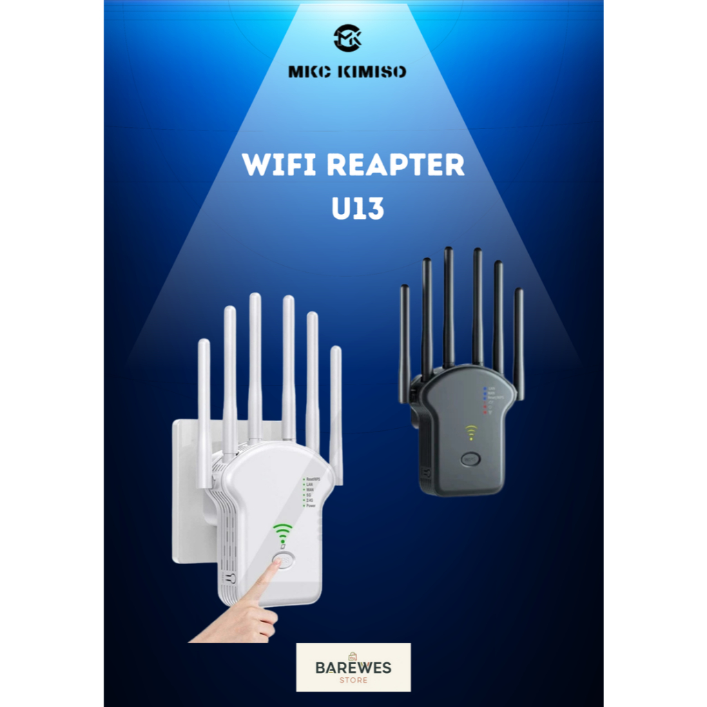 WIFI REPEATER U13 MKC KIMISO Range Extender Router 300 Mbps