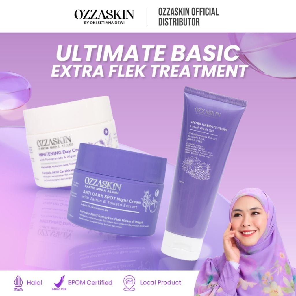 PAKET basic ozzaskin Dark Spot by OKI Setiana Dewi.