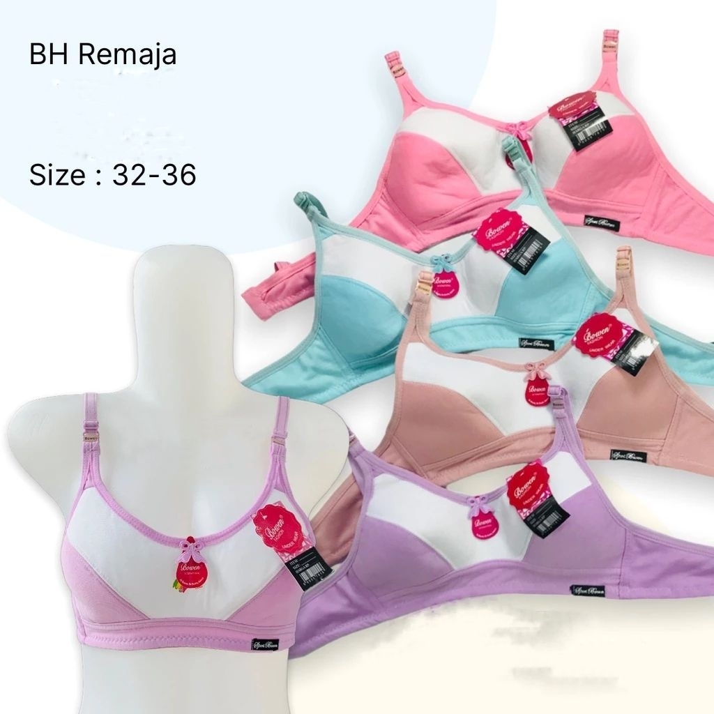 BRA Remaja Bh pelajar tanpa kawat