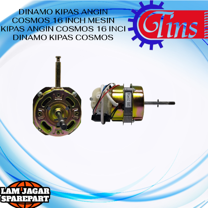 DINAMO KIPAS ANGIN COSMOS 16 INCH MESIN KIPAS ANGIN COSMOS 16 INCI DINAMO KIPAS COSMOS