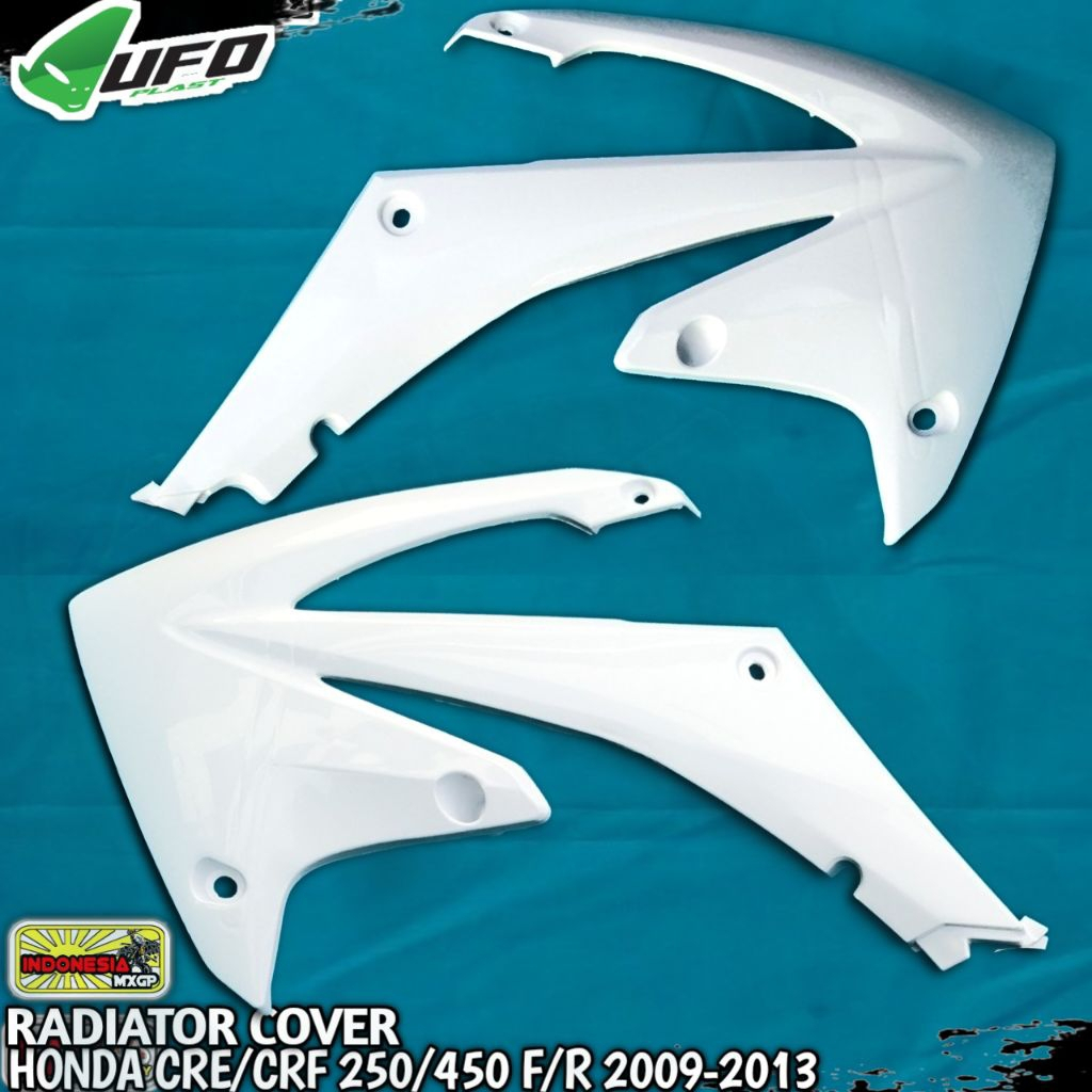 HONDA CR - CRE CRF 250 450 F R 2009 2010 2011 2012 2013 - UFO RADIATOR SCOOP TANK COVER BODY KIT - S