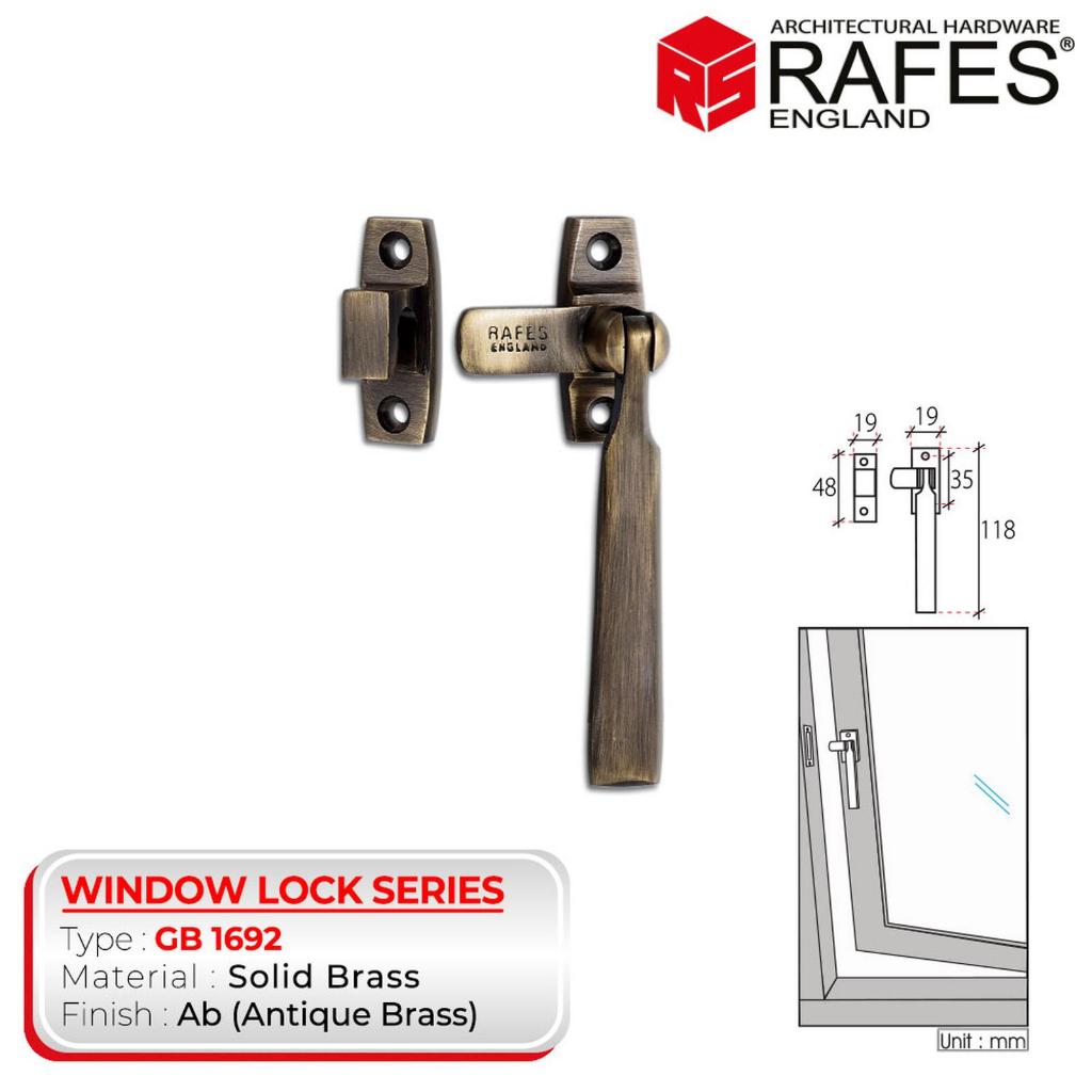 RAMBUNCIS LOCK RAFES SOLID BRASS