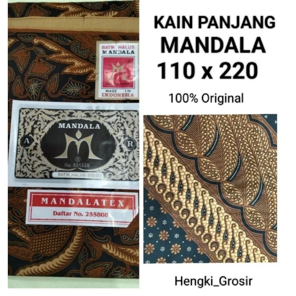 Mandala-Kain Panjang Batik Halus Asli 100% Original