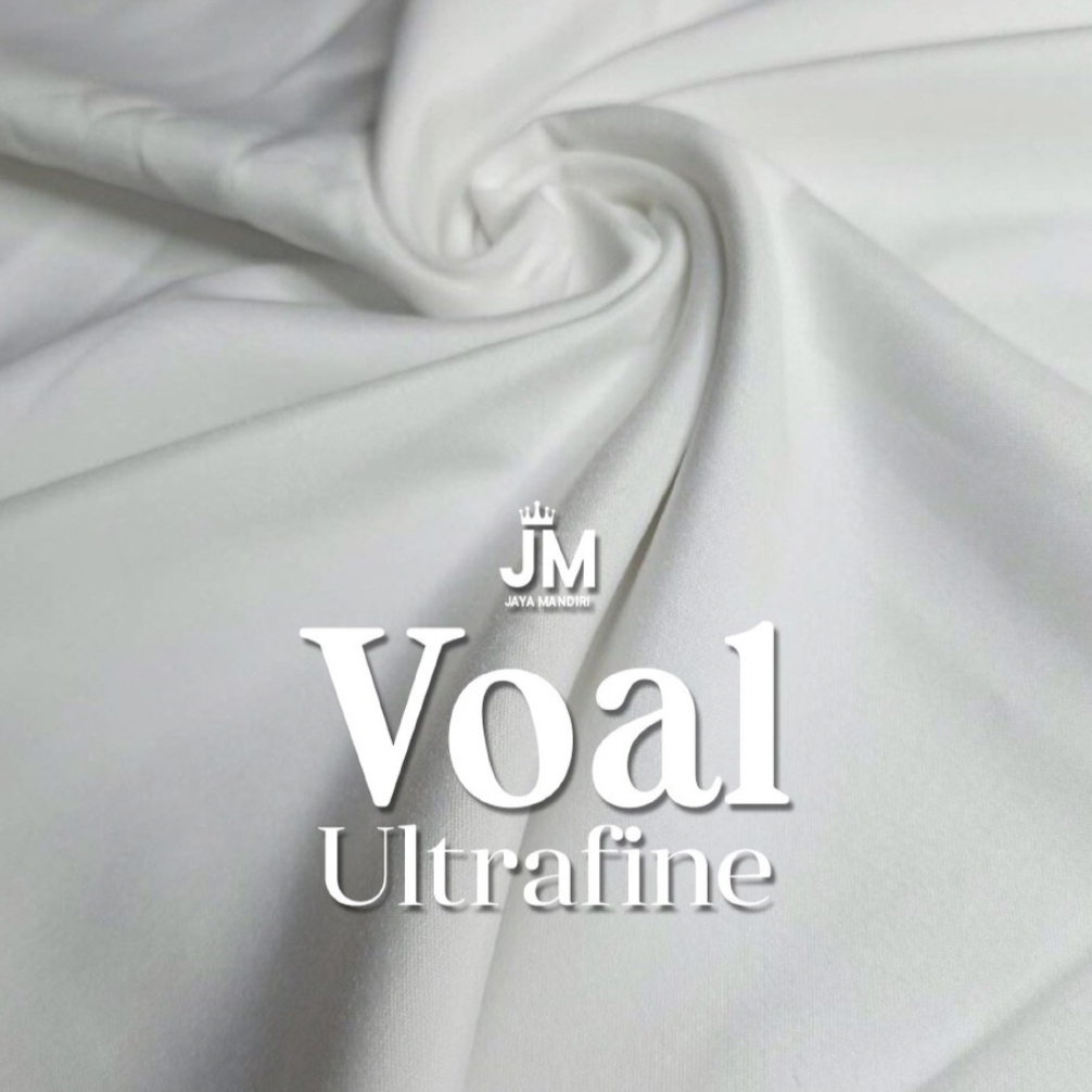 JM ULTRAFINE Kain Voal Ultrafine Tryspan Premium Sublim Hijab Kerudung (ECER YARD)