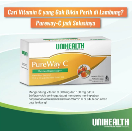 UNIHEALTH PureWay-C Vitamin C Modern dengan Bioflavonoid