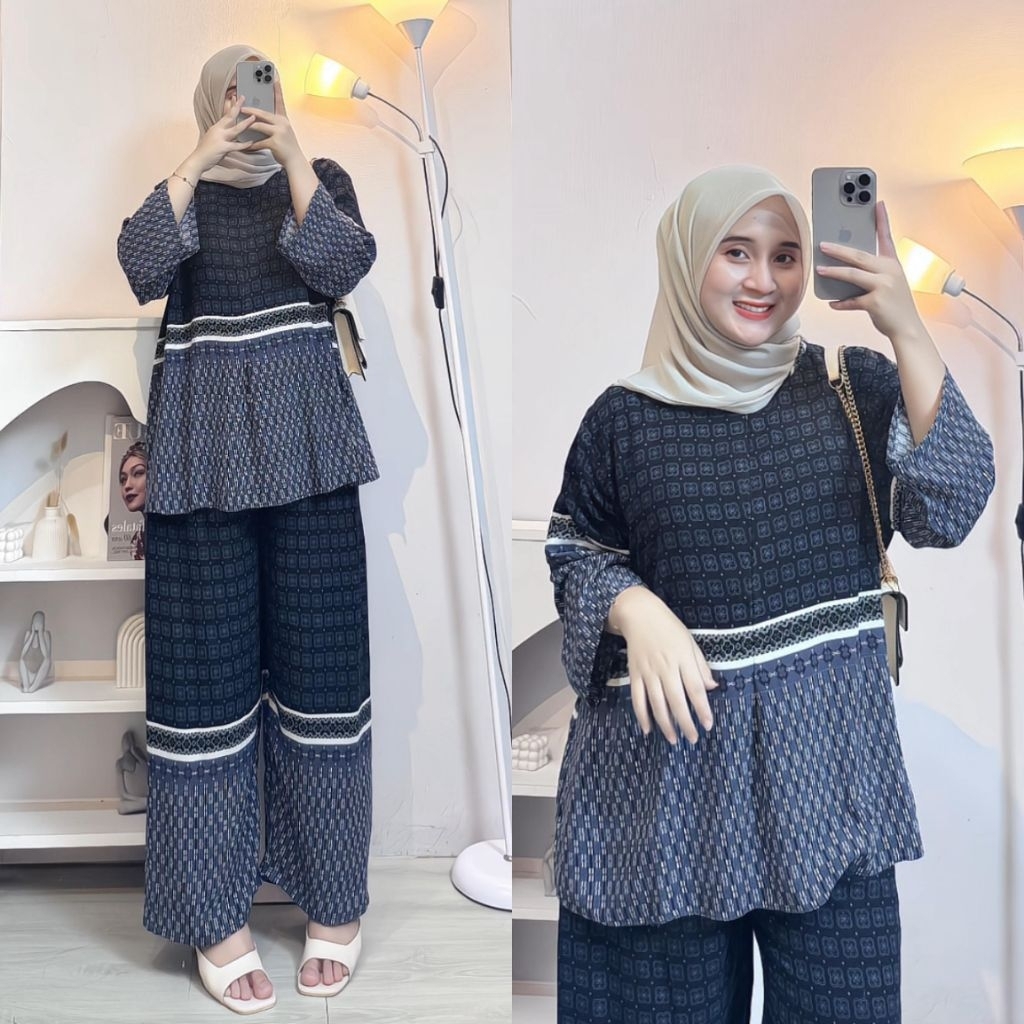 SETELAN RAYON LENGAN 7/8