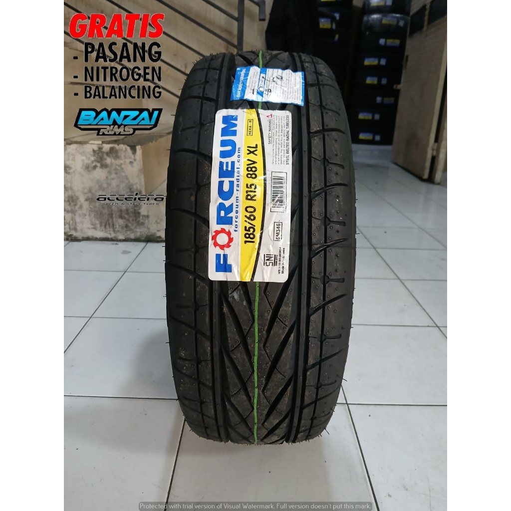 Ban Mobil Ring 15 Tubles 185/60 I FORCEUM HEXA R 185 60 R15 Tubeless
