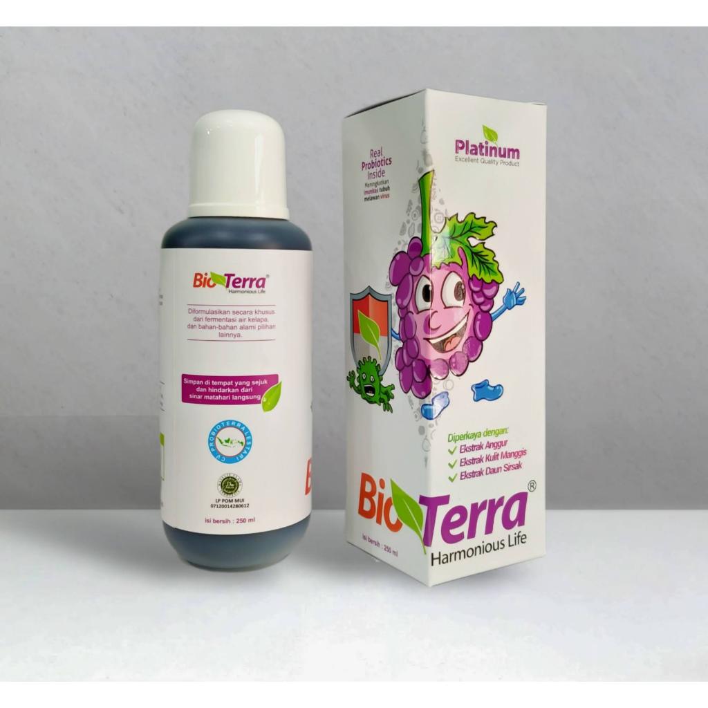 Bio Terra Platinum bioterra Probiotik Multivitamin biotera Lactobacillus 250 ml