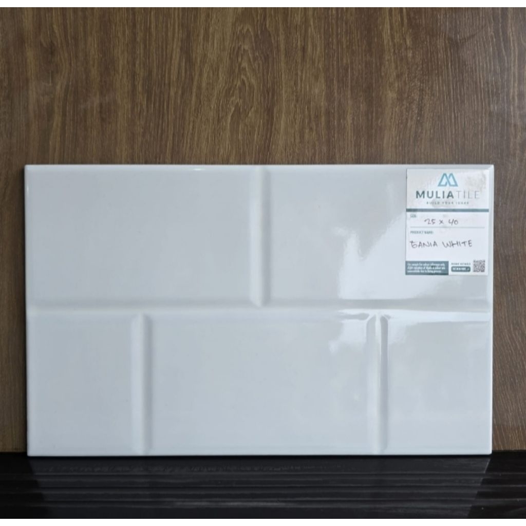 keramik mulia 25x40 gania white