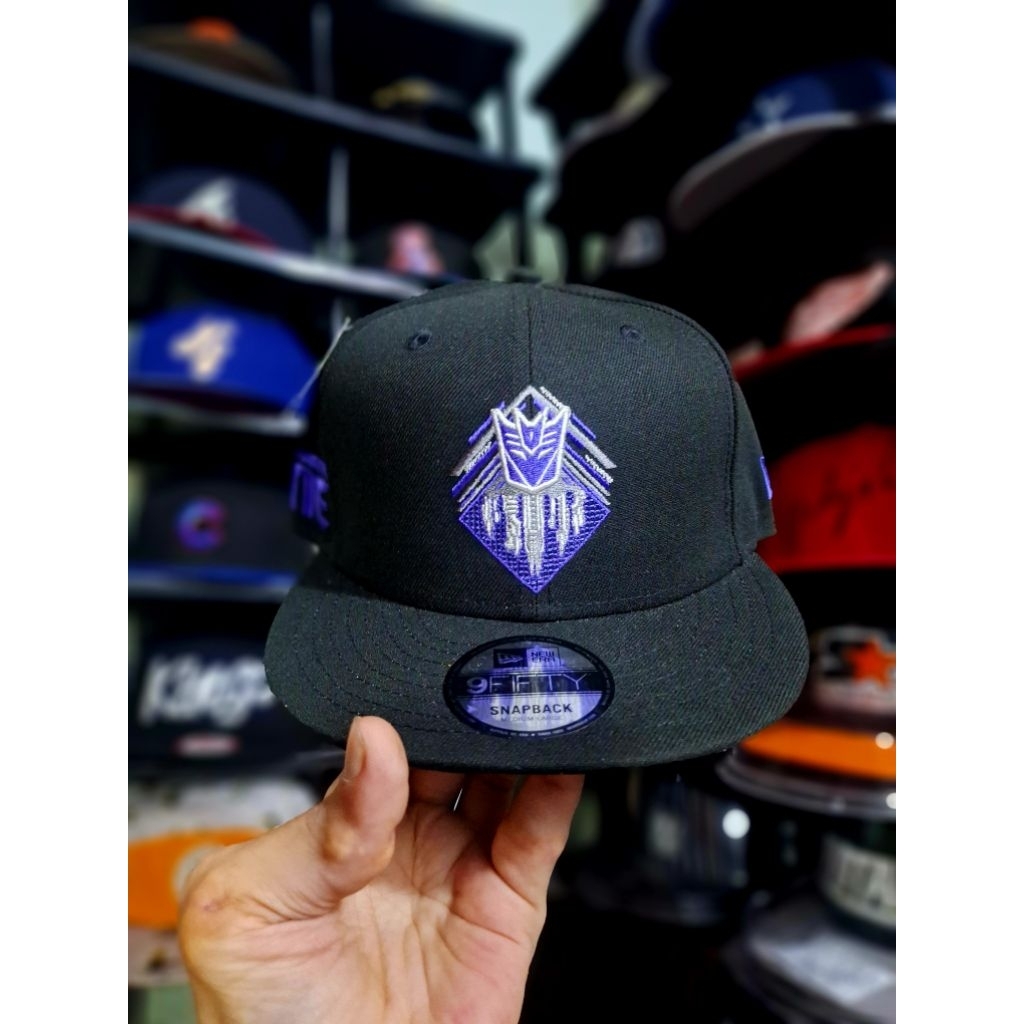 NEW ERA X TRANSFORMERS ONE DECEPTICON BLACK 9FIFTY CAP