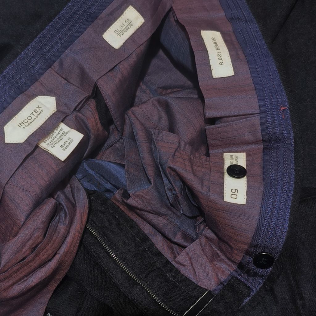 celana panjang incotex 2pcs