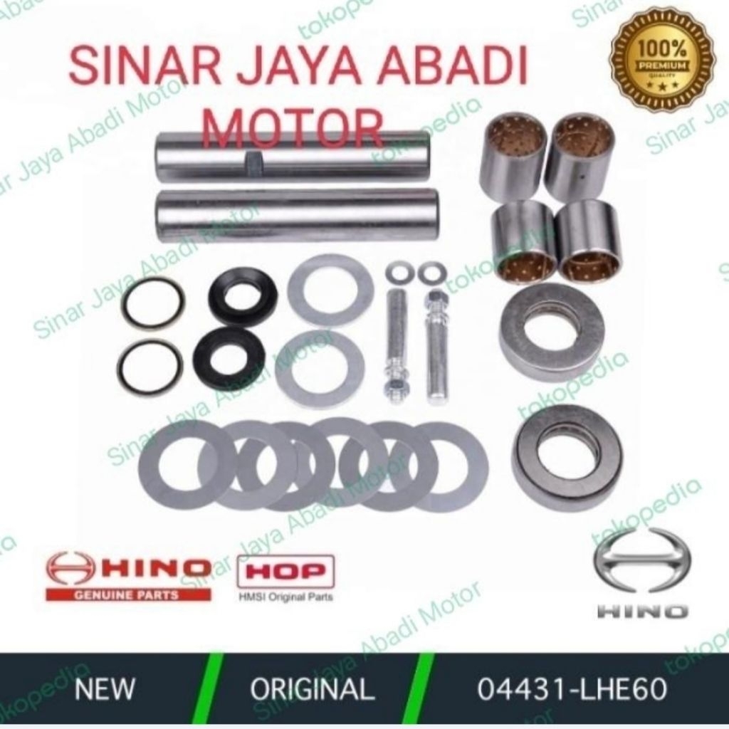 KING PIN KIT HINO DUTRO 130HT 130HD 04431-LHE60 KING PEN KIT