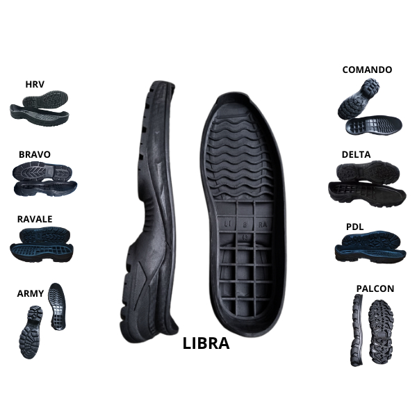 Outsole Alas sepatu safety pdl alas karet mentah hitam anti slip Sol Sepatu Safety King terbaru