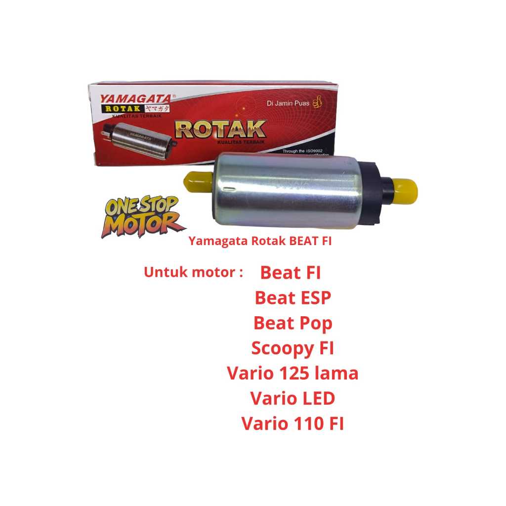 Rotak Fuel Pump Pompa Bensin Beat fi pop vario 125 lama vario 110 Led asli original yamagata