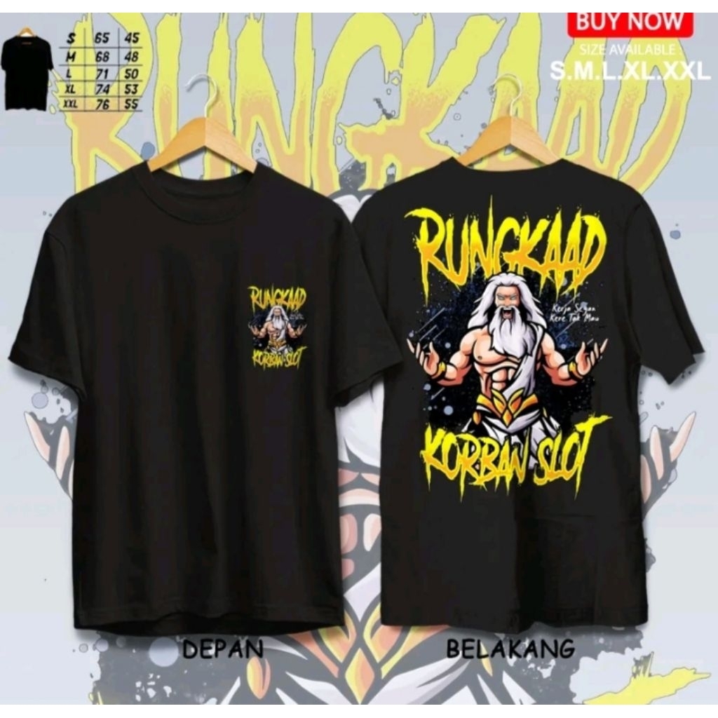 KAOS T SHIRT KATA-KATA KORBAN SLOT