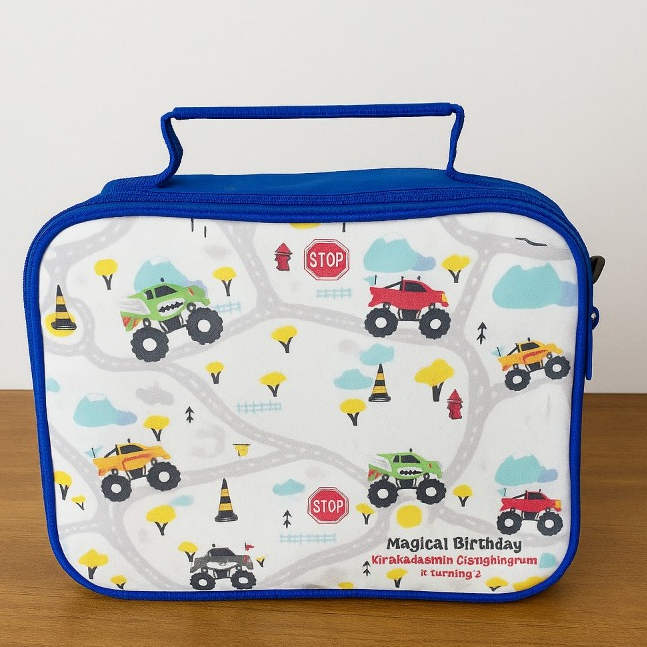 TAS KOPER SOUVENIR CUSTOM ULTAH PREMIUM TAS ULTAH CUSTOM NAMA/ TERLARIS/ BAHAN PREMIUM/MUAT KOTAK KF