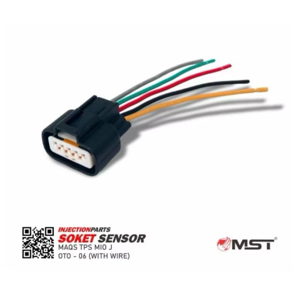 SOKET SENSOR TPS IC FUEL MIO J, MIO SOUL GT, VIXION NEW, XRIDE, FINO FI, NMAX, AEROX 155 MST OTO PAR