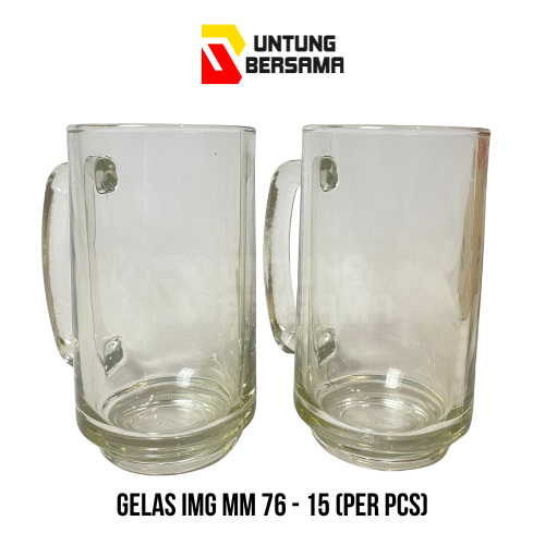 (1 PCS) GELAS BIR / GELAS ES IMG MM 76-15 / GELAS KACA GAGANG