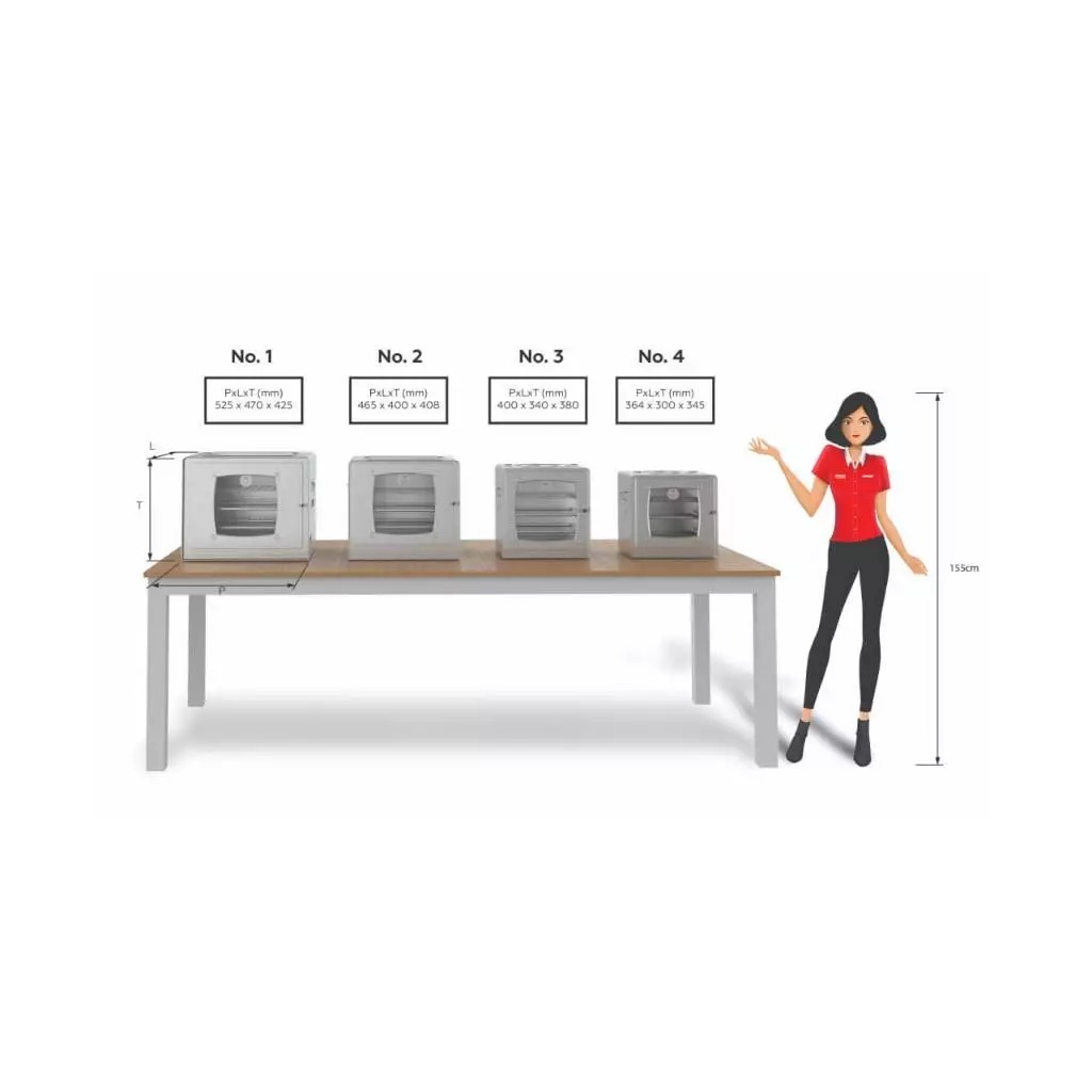 Oven Tangkring Kompor Alumunium HOCK no 3 Bakaran Arang Pemanggang Kue