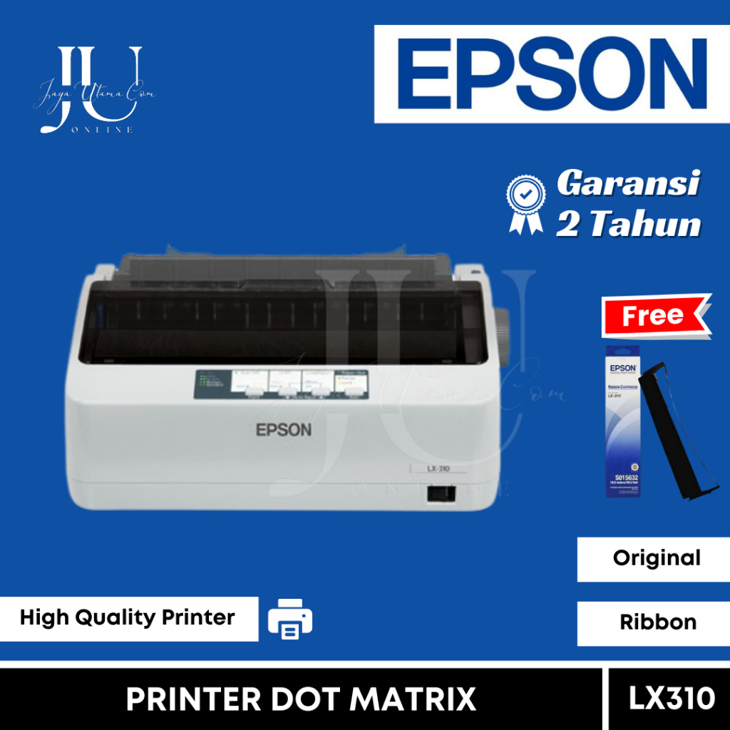 Printer Epson LX 310 Dot Matrix – Untuk Slip Gaji, NCR, Formulir – Garansi Resmi Original