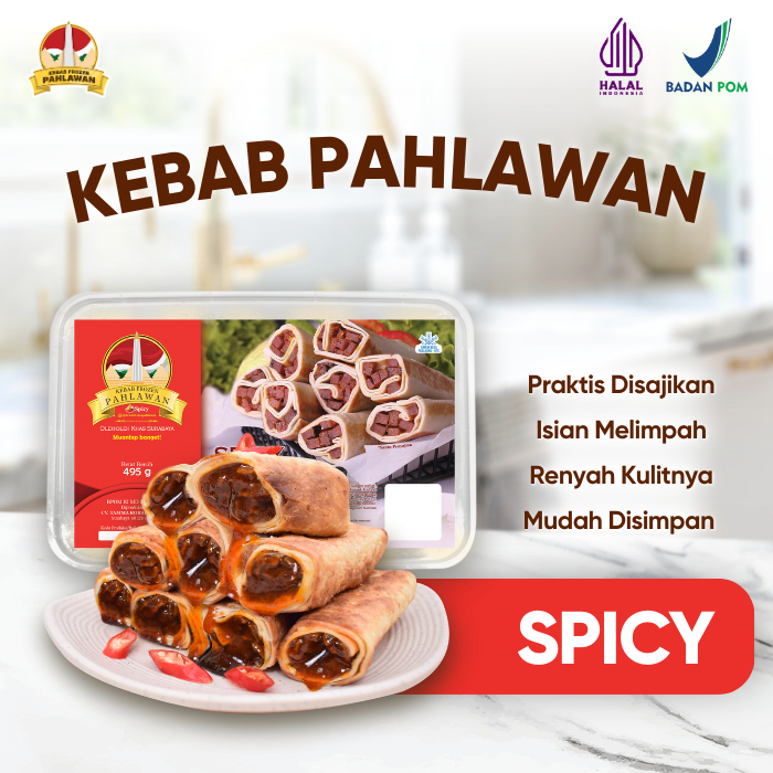 Kebab Frozen Pahlawan Isi 10 Pcs Kebab Pahlawan Frozenfood