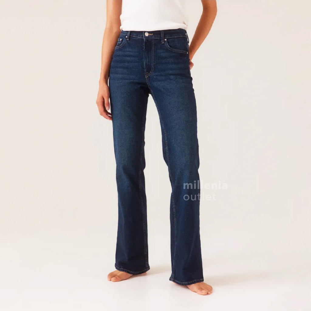 Celana Jeans Wanita High Rise dan Low Rise - Women Jeans Bootcut Low and High Waist