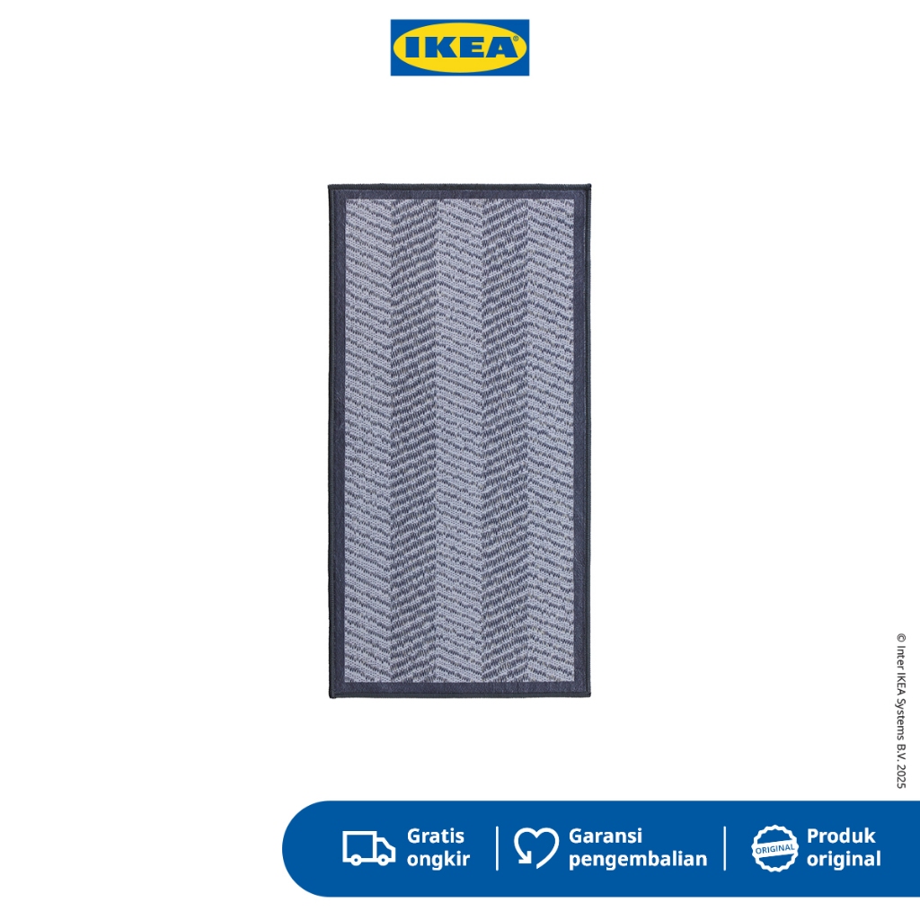 IKEA SHUFU Keset Multifungsi Abu Bergaris 45x90cm