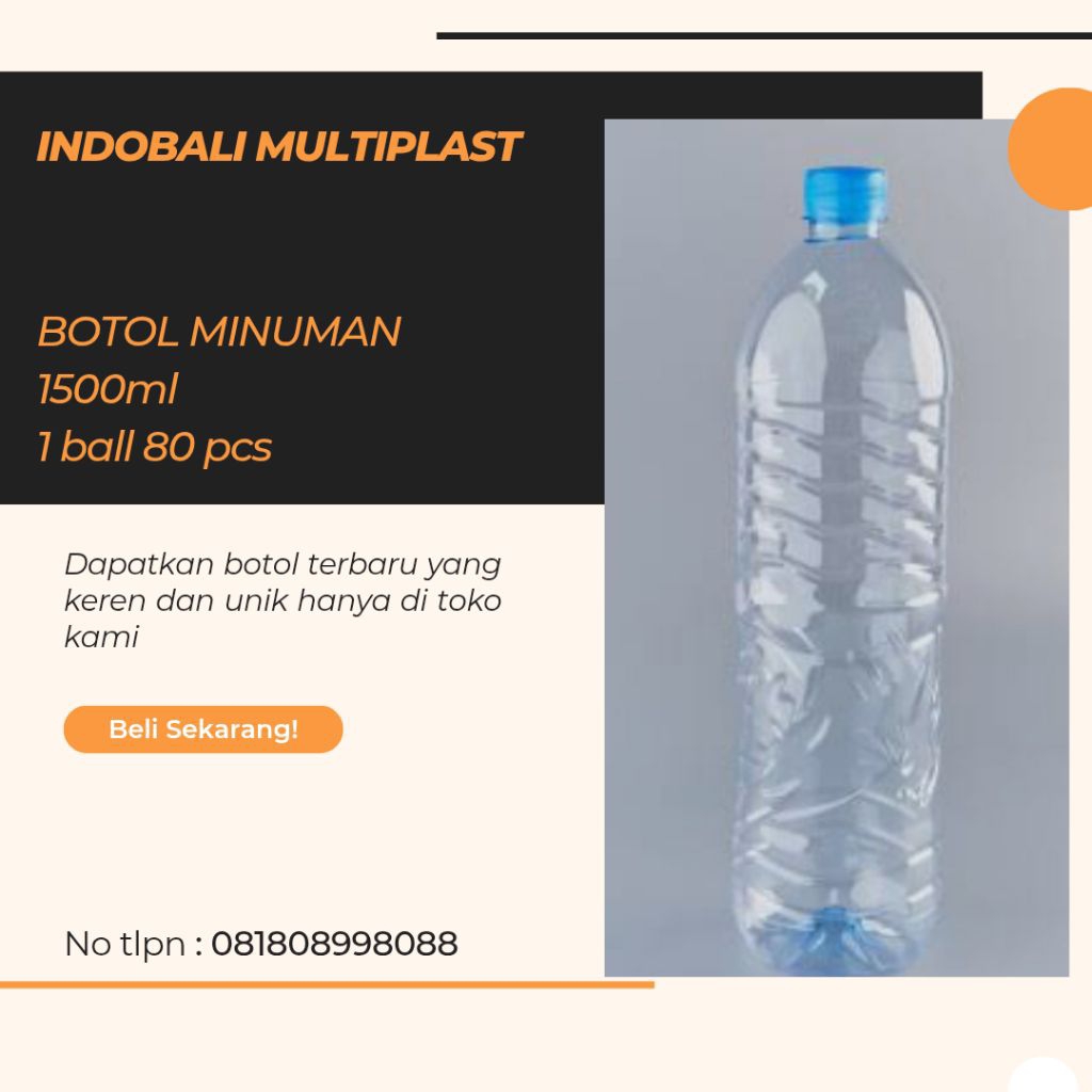 Botol plastik 1500 ml