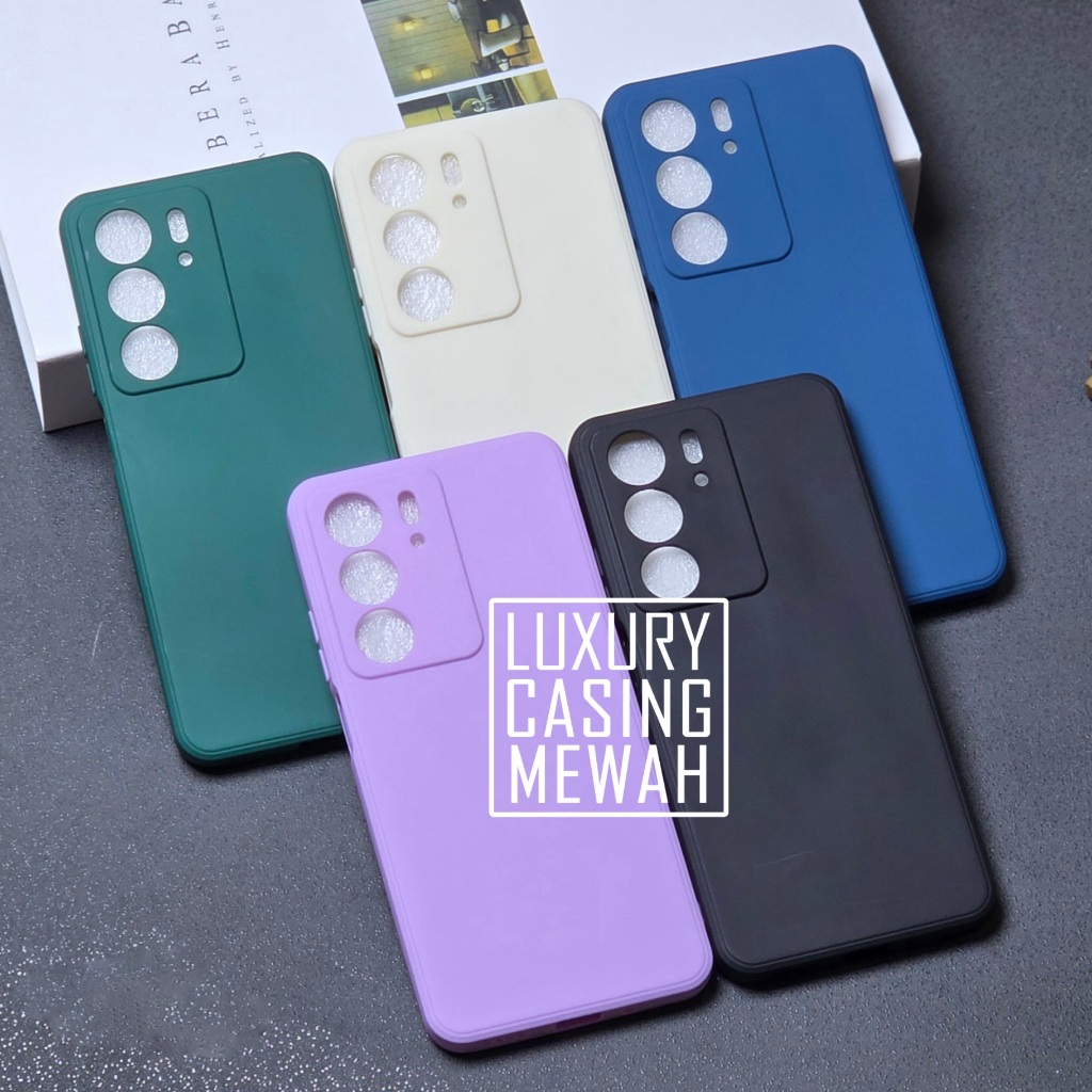 Case Realme C75 Realme C75X Premium Softcase Macaron Square Warna / Square Edge Casing for Realme C7