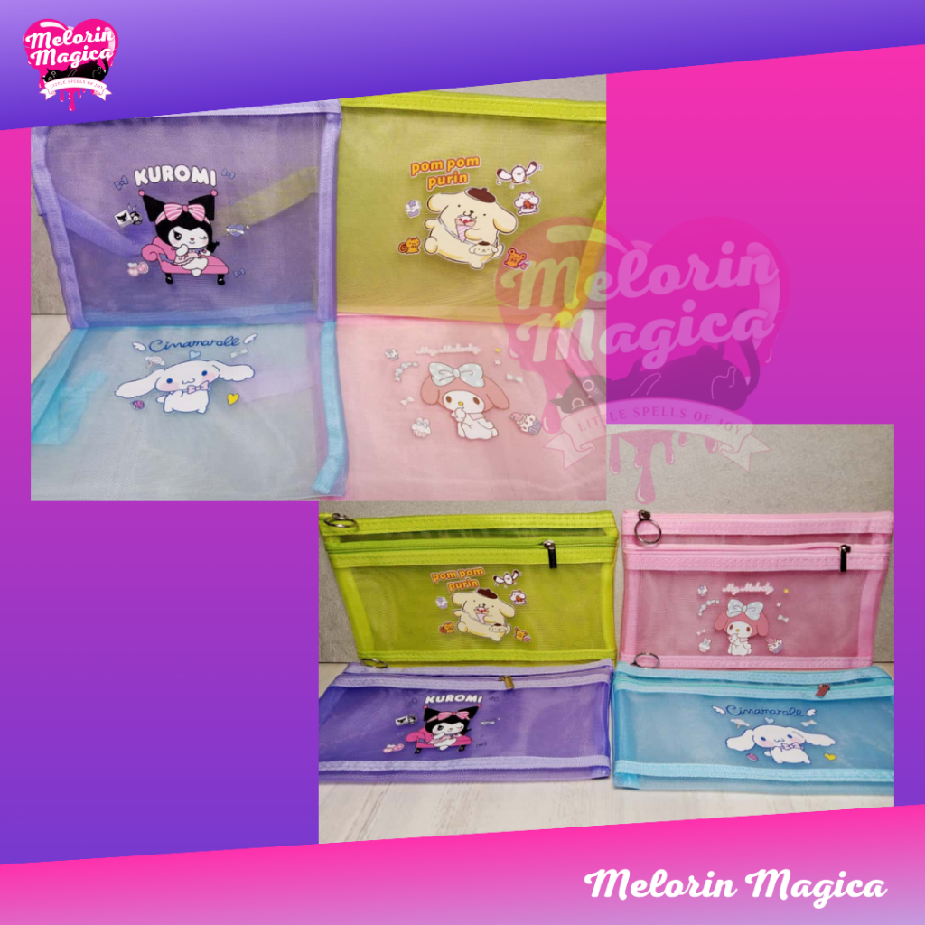 Pouch Jaring Tempat Pensil Sanrio