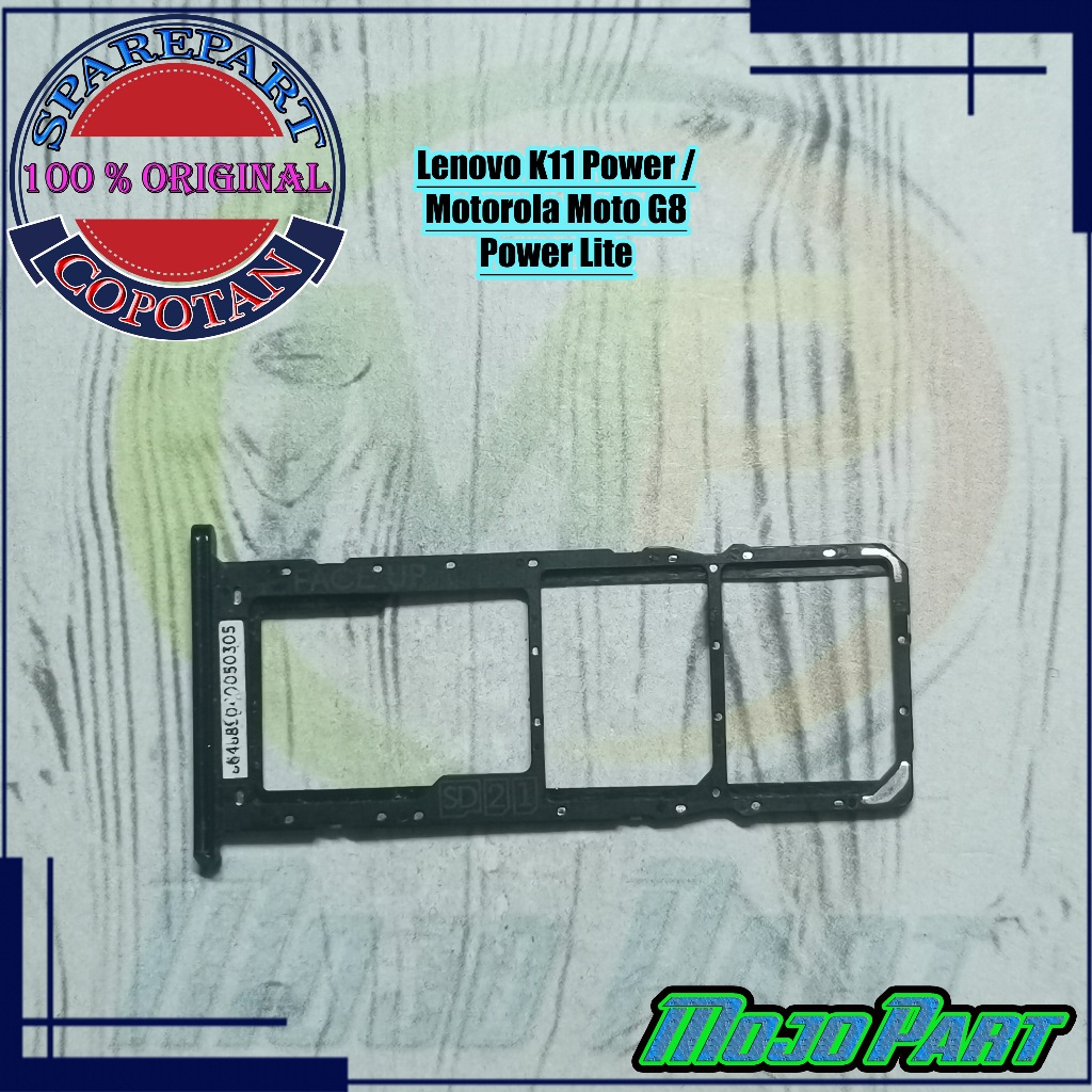 Lenovo K11 Power - XT2055-3 / M546D Sim Tary Sim Lock Tempat Dudukan Slot Sim Card Original Copotan