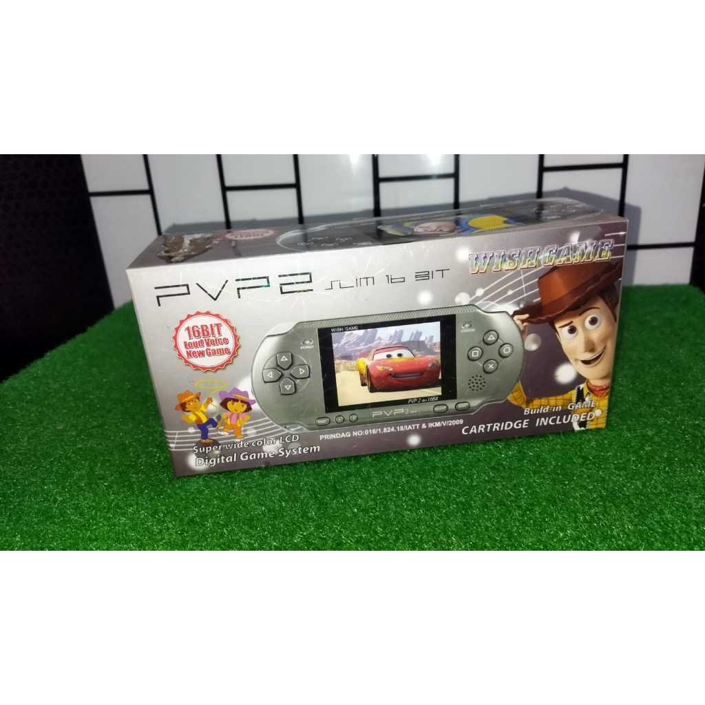PVP2 Slim 16 Bit WISH GAME Portable - Cartridge Game Include (NEW/MIB)