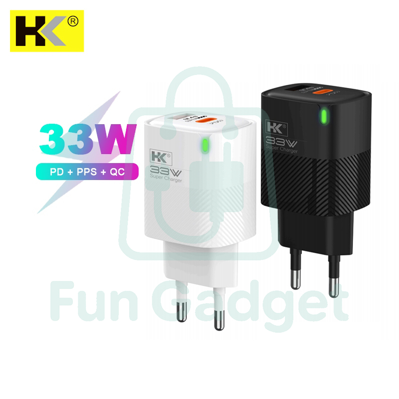 HK D058 Charger 33W Fast Charging PD + PPS + QC